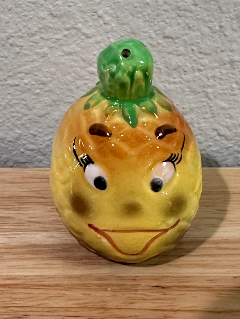 VTG 50s Anthropomorphic Pineapple Salt Pepper Shaker Replacement Orphan Japan